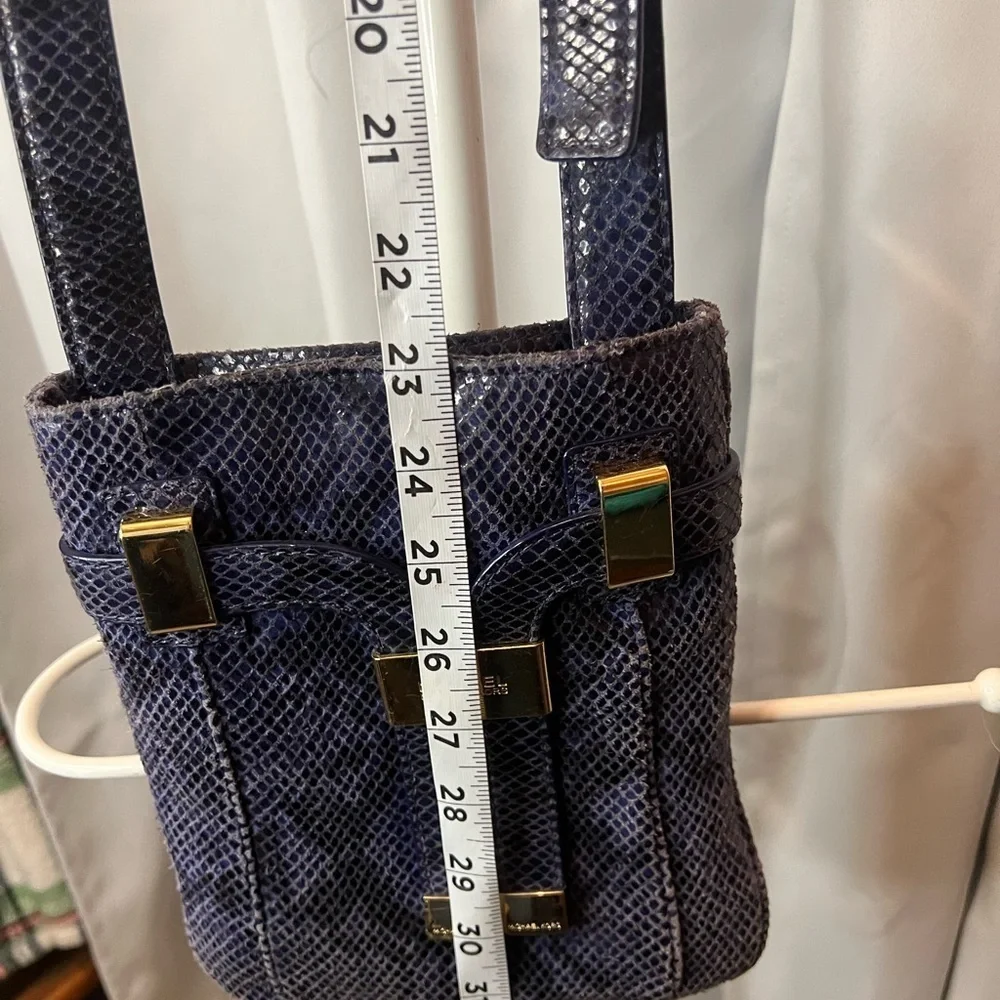 LIKE NEW Michael Kors Blue Leather Crossbody  Bag